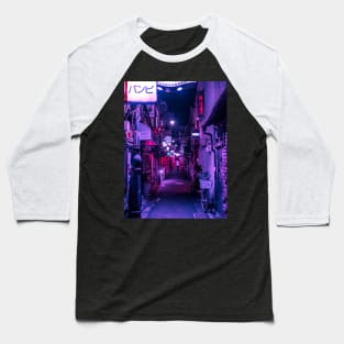 Purple Hues of Golden Gai Baseball T-Shirt